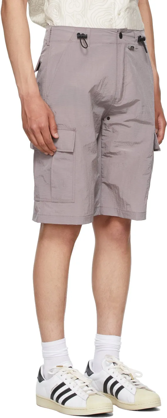 032c Purple Heat Sensitive Cargo Shorts