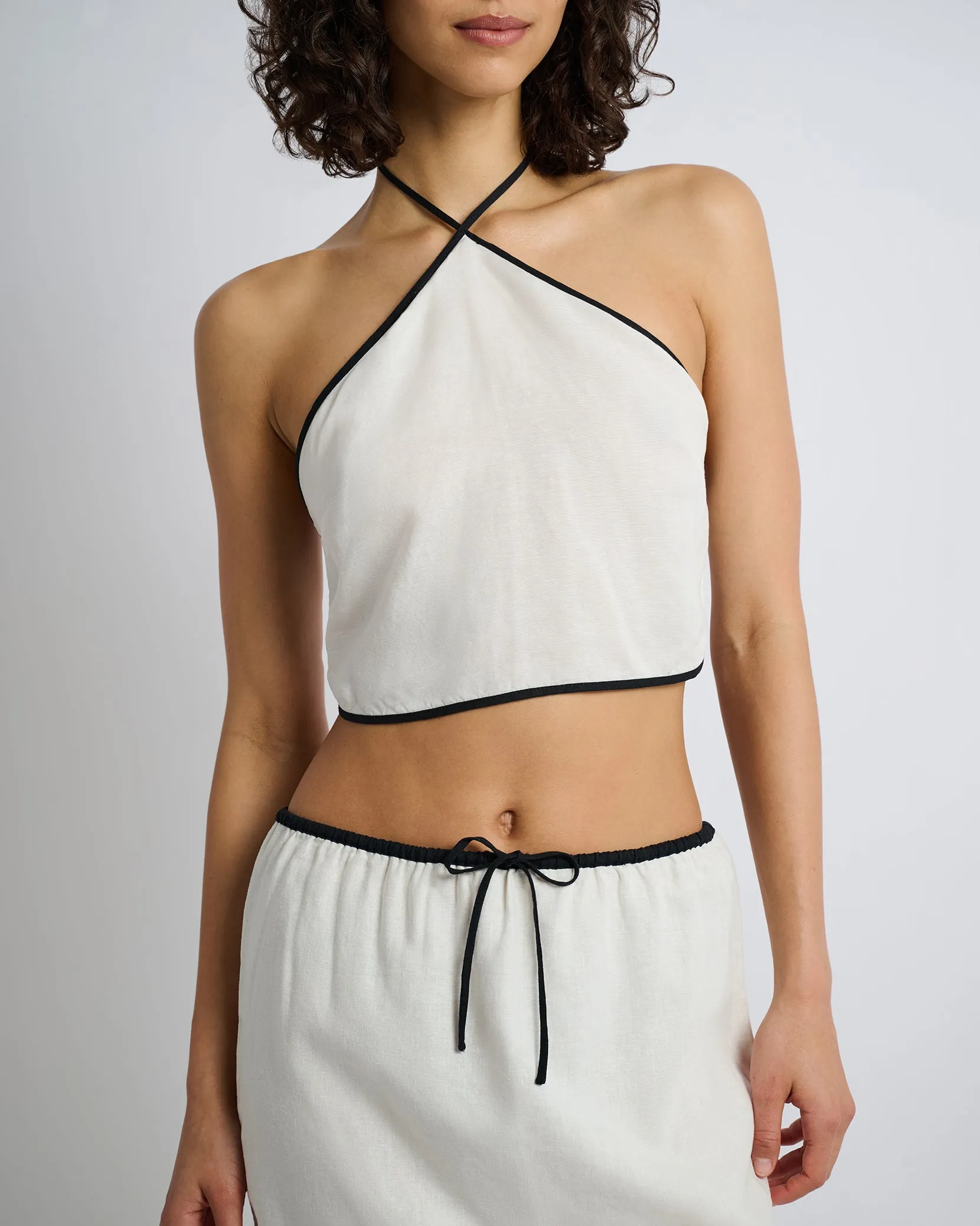 Air Linen Mini Skirt