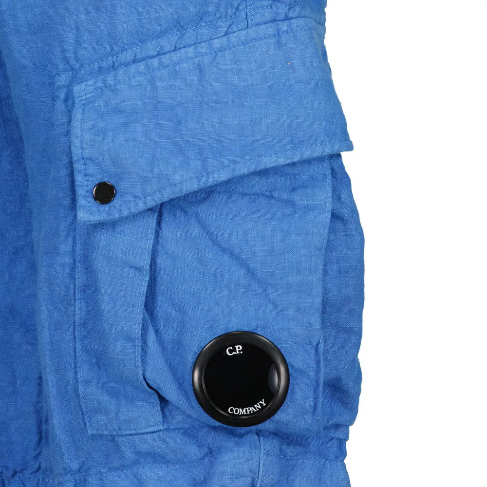 C.P. Junior Linen Lens Cargo Shorts