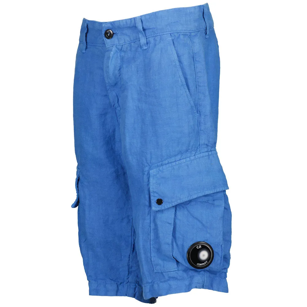 C.P. Junior Linen Lens Cargo Shorts