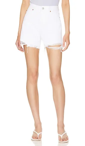 Dr. Denim Nora Short in White