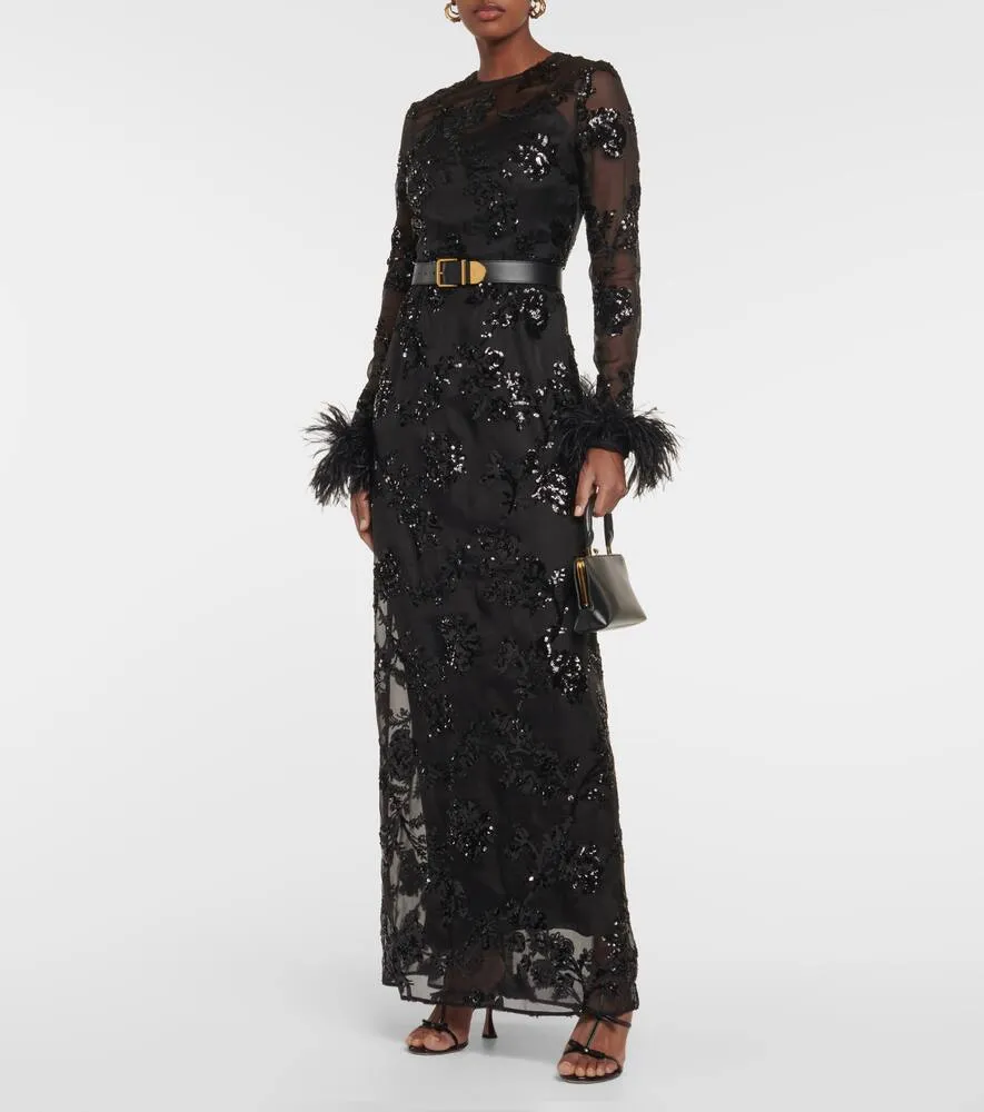 Erdem Malvina embellished silk gown