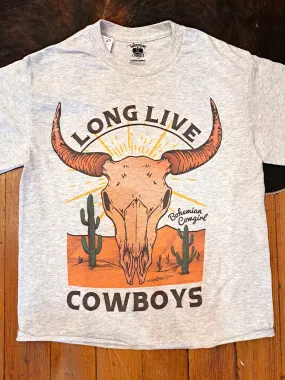 Long Live Cowboys Skull T-Shirt