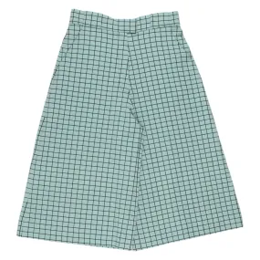 Orla Kiely Aqua Window Pane Culottes