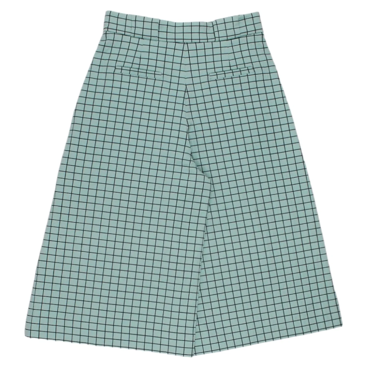 Orla Kiely Aqua Window Pane Culottes