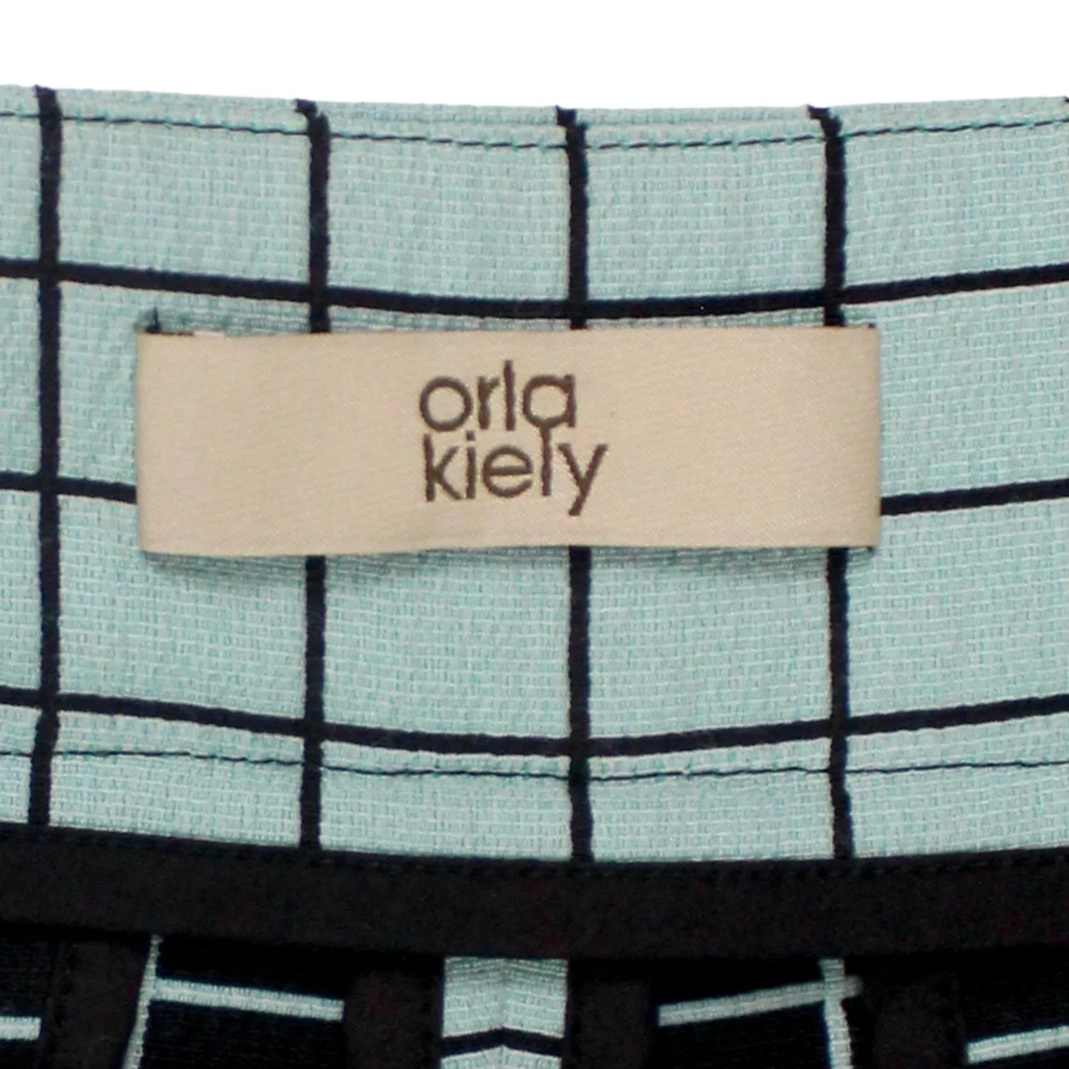 Orla Kiely Aqua Window Pane Culottes