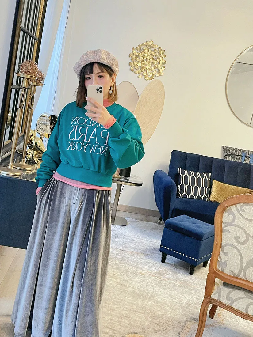 Pleated Velvet Culottes (3 Colours)
