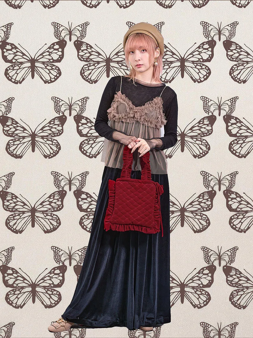 Pleated Velvet Culottes (3 Colours)