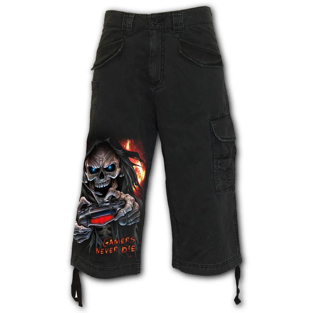 Respawn Mens 3/4 Vintage Cargo Shorts