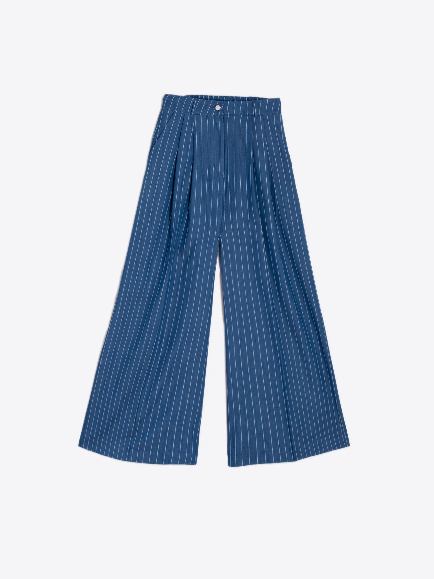WIDE LEG STRIPE PANT