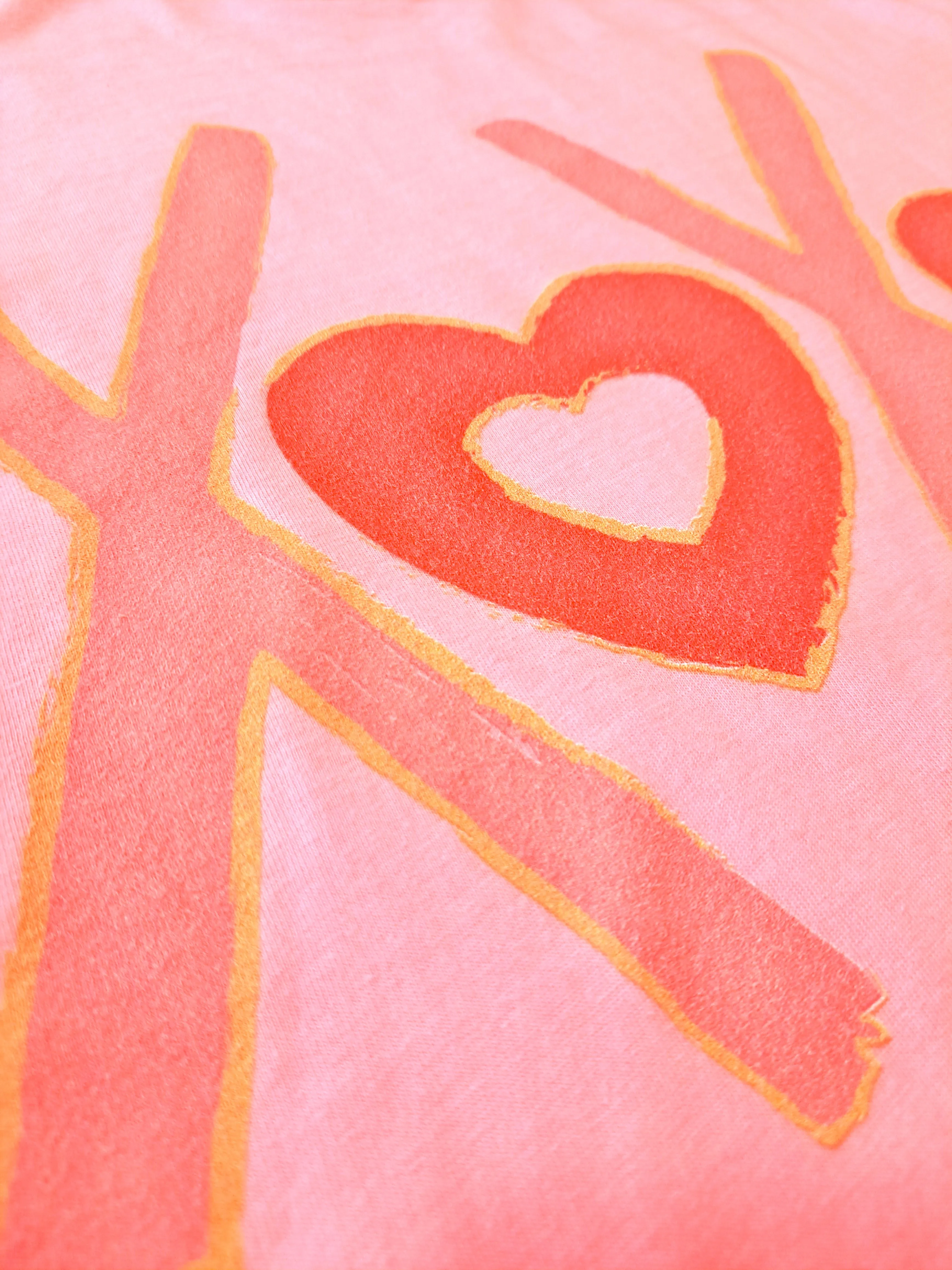 XOXO Hearts Pink Valentine T-Shirt - WS